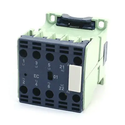 AC Контактор стартера мотора реле 3-фазный полюс 1NC 9A 110 V Катушка Напряжение