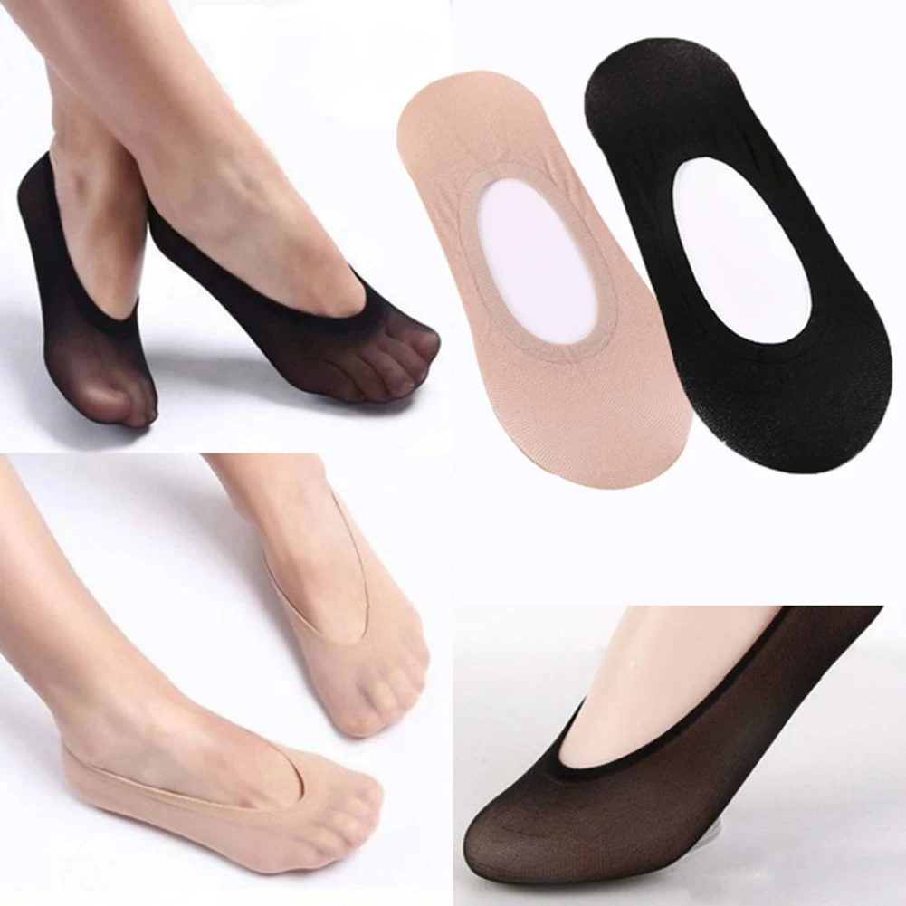 10 Pairs Women's Invisible No Show Footsies Shoe Liner Trainer
