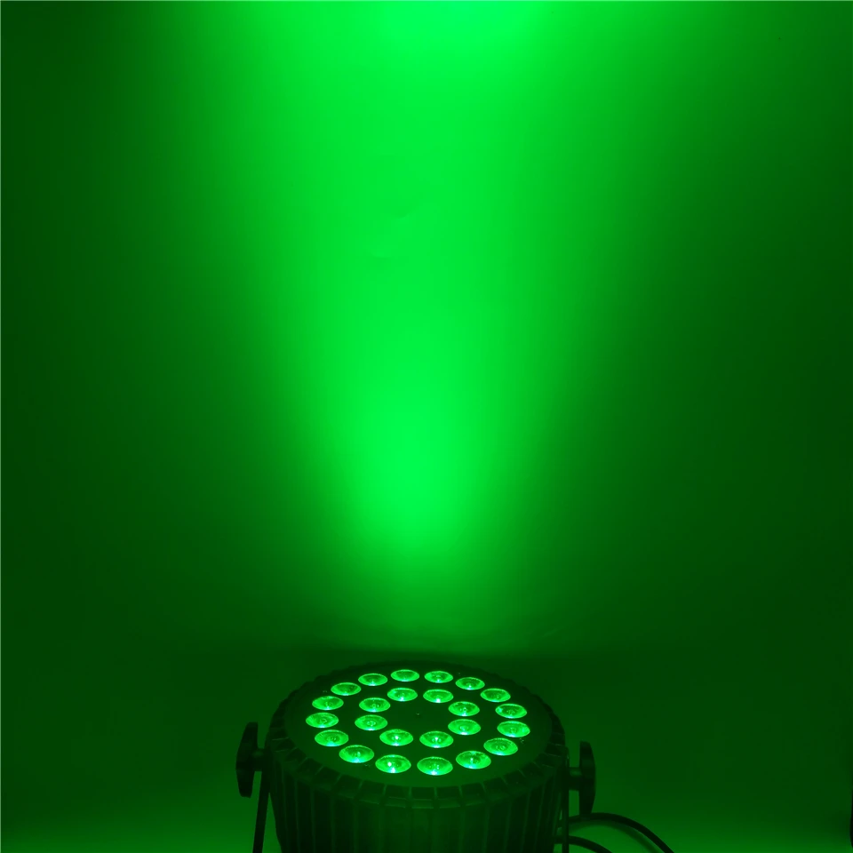 Кейс для полета + 4 шт./24x12 Вт RGBW в 1 LED par свет DMX512 сценический цветная панель KTV