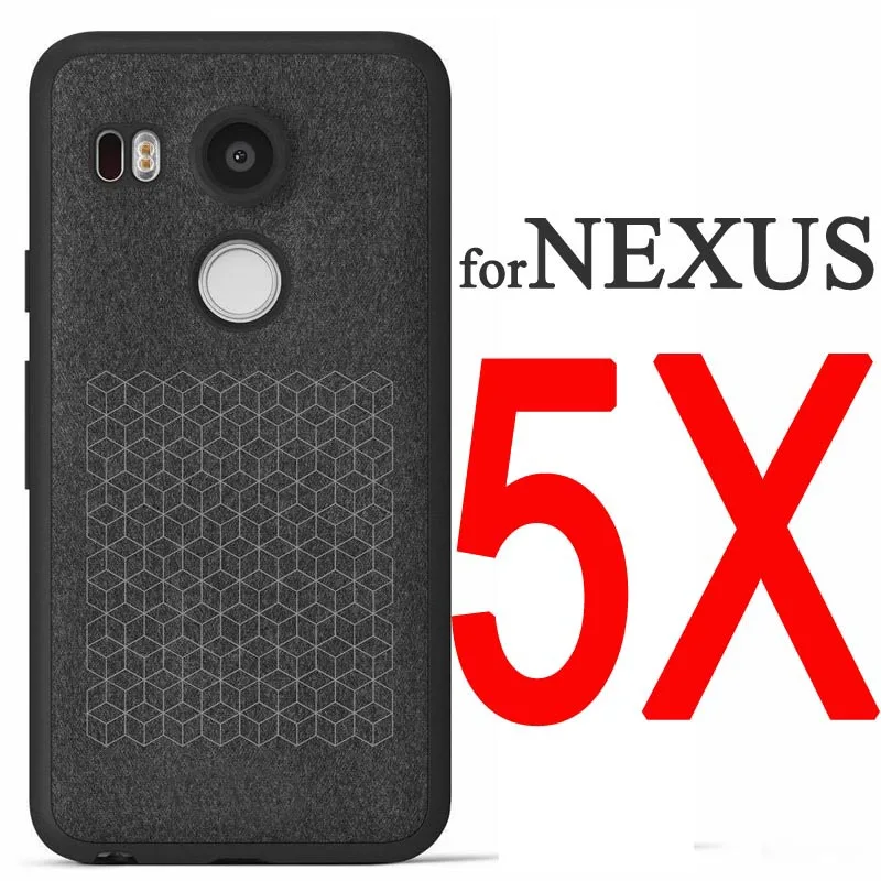 Кожаный чехол для LG Nexus 5X6 P, официальная задняя крышка для LG Google Nexus5X, ТПУ+ кожаный чехол в розничной упаковке - Цвет: Black For Nexus 5X