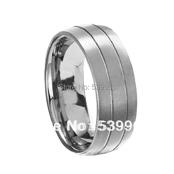 Brush Polished tungsten Men Ring.Never Scratch Ring | Украшения и аксессуары