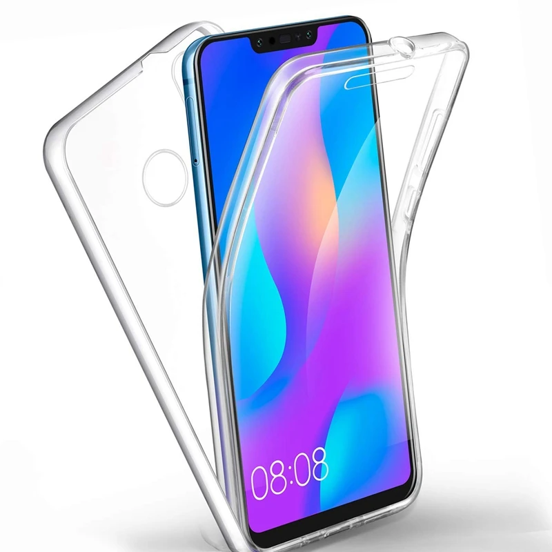 Full Body Case for Huawei Mate 20 10 P20 Pro P10 P9 P8 Lite 2017 Honor 8 Nova 2i mini P Smart 360 Degree Soft TPU Clear Cover |