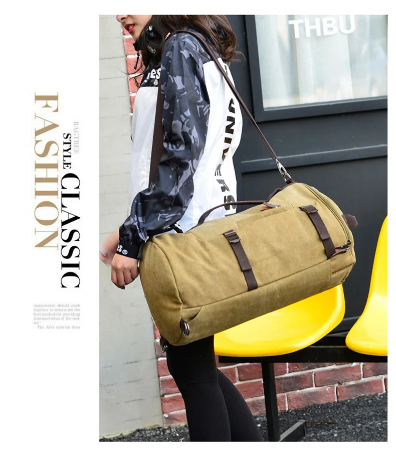 Capacidade de Escalada Redondo à Prova Lona dos Homens Grande Bolsas Balde Dwaterproof Água Viagem Duffel Bolsa Ombro Mala Bagagem Pacote Esporte Xa28d 18 Esporte e Lazer