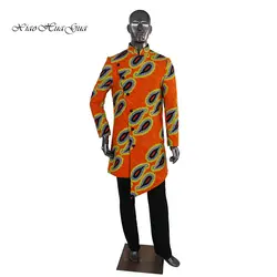 Пиджаки африканская мужская одежда Дашики Базен Riche Анкара костюм куртка Африка Топы пальто цветок мужской блейзер свадебное платье