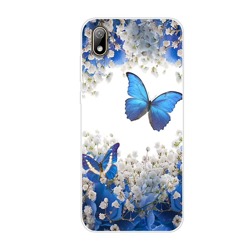 Силиконовый чехол для Huawei Y5 2019 Y6 мягкий телефона из ТПУ блестящий LX1 LX2 LX3 LX9 Y 5