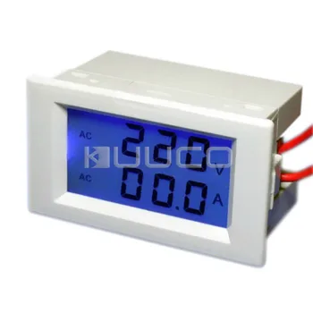 

Tester AC100~300V/100A Digital Voltmeter Ammeter AC110V/220V Panel Meter/Monitor 2in1Voltage Current Meter+ Current Transformers