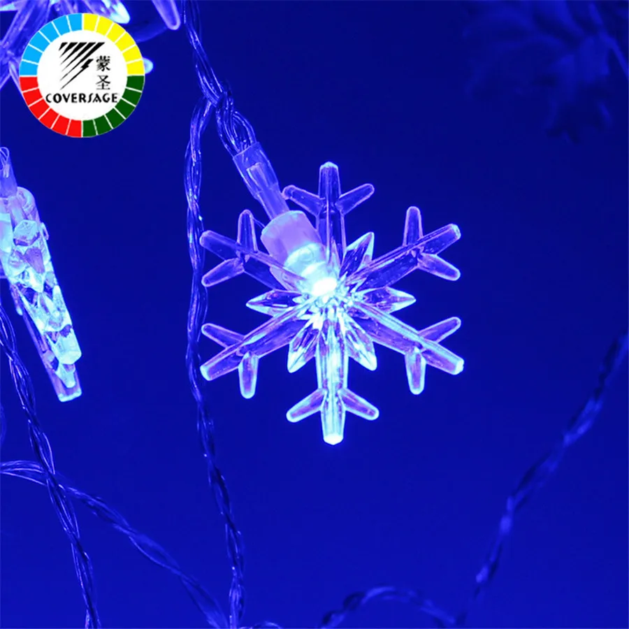 Coversage 10M 100 Leds Fairy String Garland Christmas Tree Curtain Snow Outdoor Decorative Curtain Lights Luces Led Navidad Coversage 10M 100 Leds Fairy String Garland Christmas Tree Curtain Snow Outdoor Decorative Curtain Lights Luces Led Navidad