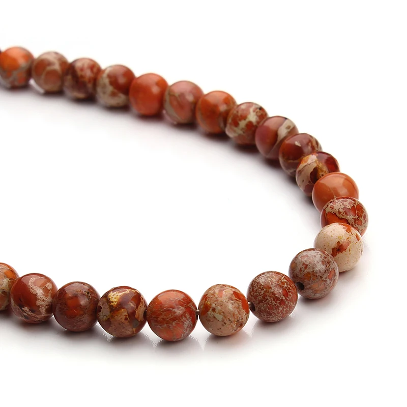 48 шт./нить бусины из натурального камня 8 мм|beads 8mm|spacer beadsbeads for necklaces |