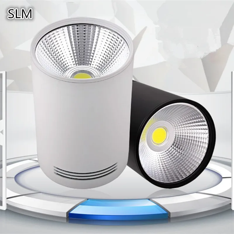 

AC90-260V 5W7W9W12W15W20W30W ROUND Surface Mounted cob downlight spot lights high-end home improvement stores Hotel Ceiling lamp