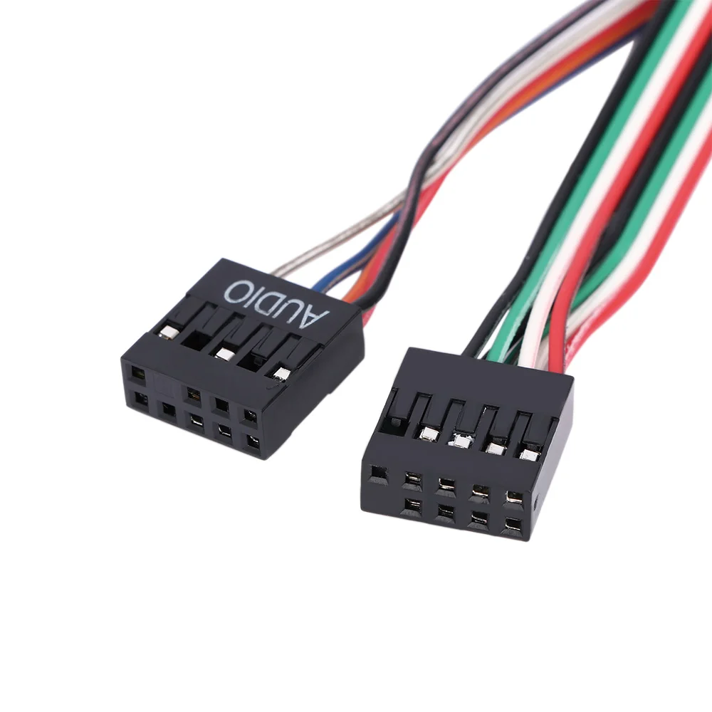 Чехол для компьютера с 2 портами s USB 0 двойная Фронтальная панель аудиоразъем