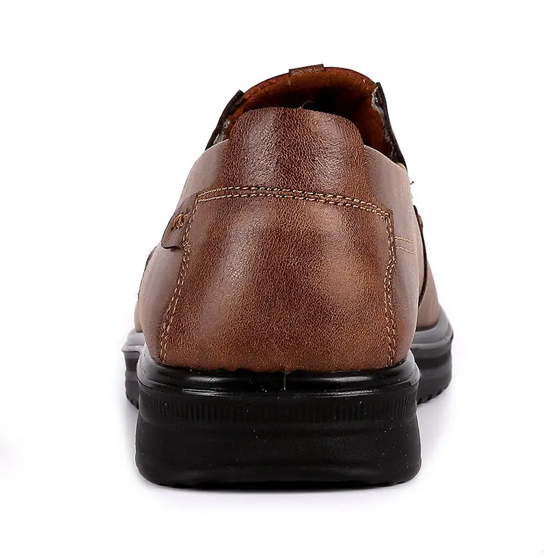 Мужская обувь на плоской подошве; летняя дышащая повседневная обувь; мужские лоферы; обувь для вождения без шнуровки; chaussure homme; цвет коричневый, черный; размера плюс 38-47