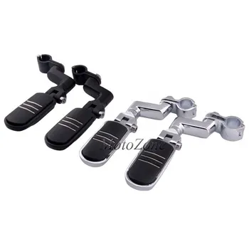 

1-1/4" 1.25" Motorcycle Highway Crash Bar Clamp Engine Guard Foot pegs Mounts Kit Suit For Harley Touring FLHR Sportster Honda