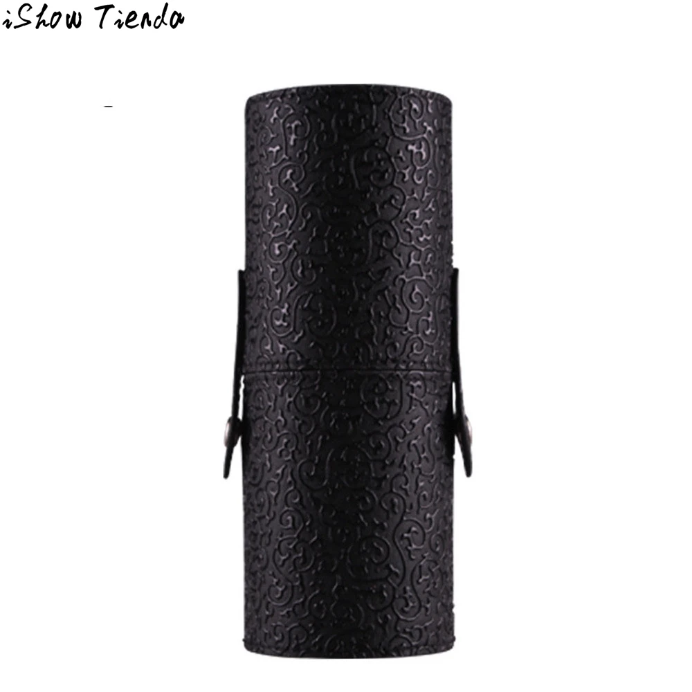 

Cosmetic Case Printing Embossing Portable Makeup Bags Barrel Shapped Bag Cosmetic Brush Holder Cup Estojo De Maquiagem #2911