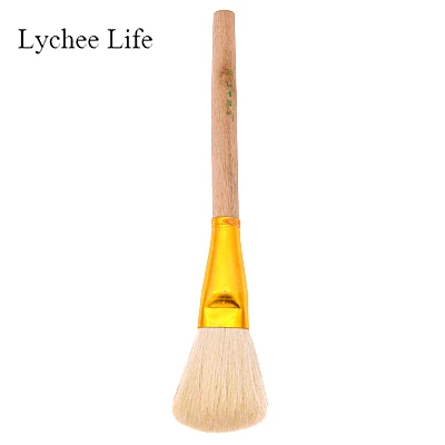 Lychee Life Чистящая деревянная ручка Diy кисть для рисования профессиональный цветной горшок аксессуары для рисования - Цвет: 04