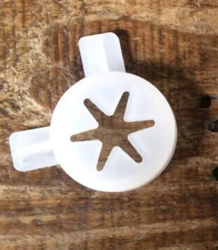 

Hexagram Star Magic Modeling Lid for Star Ice Cream Making, accessory of soft ice cream machine