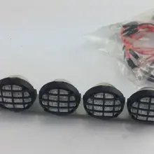 Передняя стойка w/Led 18 mmlights(6) для Tamiya cc01 SCX10 1/10 Jeep призрак Wrangler WRAITH Jeep gelande II Cruiser/FJ40 G2 на гусеничном ходу