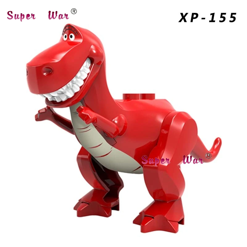 

Single Building Blocks Cartoon Toys Story red black Woody Buzz Jessie hearts Hamm Aliens Bulleye Lotso toys for children