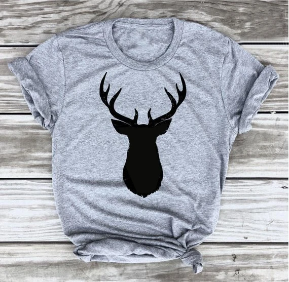 Рождественская Праздничная женская одежда Oh Deer модные футболки унисекс для