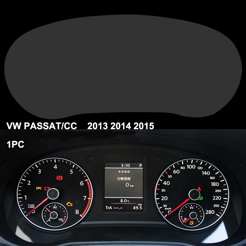

Car-Styling Dashboard Protective Film For Volkswagen PASSAT B7 B8 VW CC 4H Scratchproof 99% Light Transmitting Accessories Car