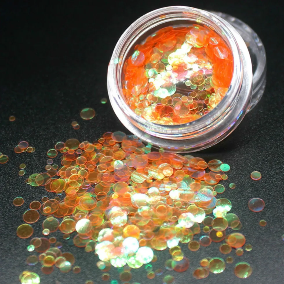 

Mermaid Orange Super Glitter Flatback Multicolor Non HotFix Rhinestones For Nail Art 11.11 hot Shoes And Dancing 11.11 hot