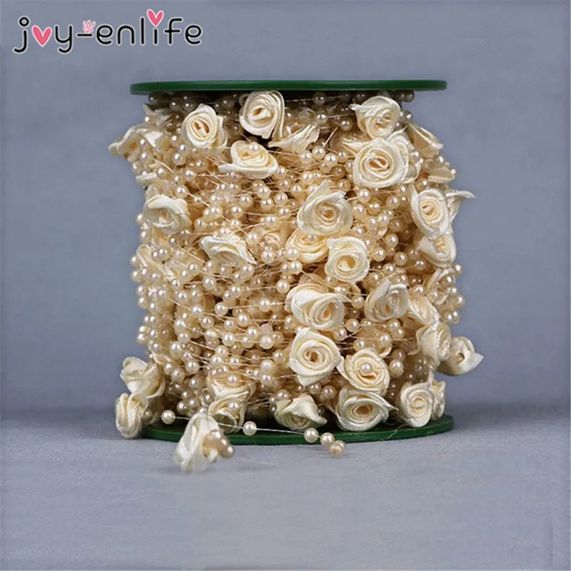 Wedding Decoration 5 Meters Fishing Line Artificial Pearls Beads Chain Garlands Flowers Wedding Party Decoration Supplies Wedding Decoration 5 Meters Fishing Line Artificial Pearls Beads Chain Garlands Flowers Wedding Party Decoration Supplies