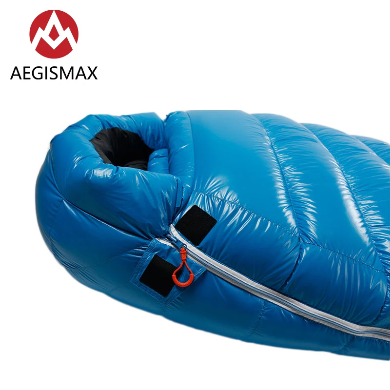 AEGISMAX G серия белый гусиный пух мумия кемпинг спальный мешок Сверхлегкий дефлектор Дизайн Открытый походный нейлоновый спальный мешок