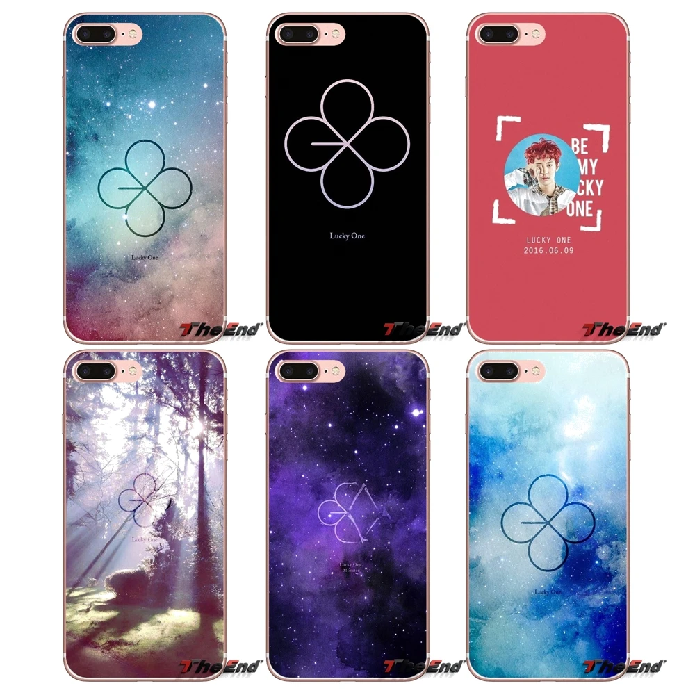 

For iPhone X 4 4S 5 5S 5C SE 6 6S 7 8 Plus Samsung Galaxy J1 J3 J5 J7 A3 A5 2016 2017 Exo comeback Lucky one Mobile Phone Covers