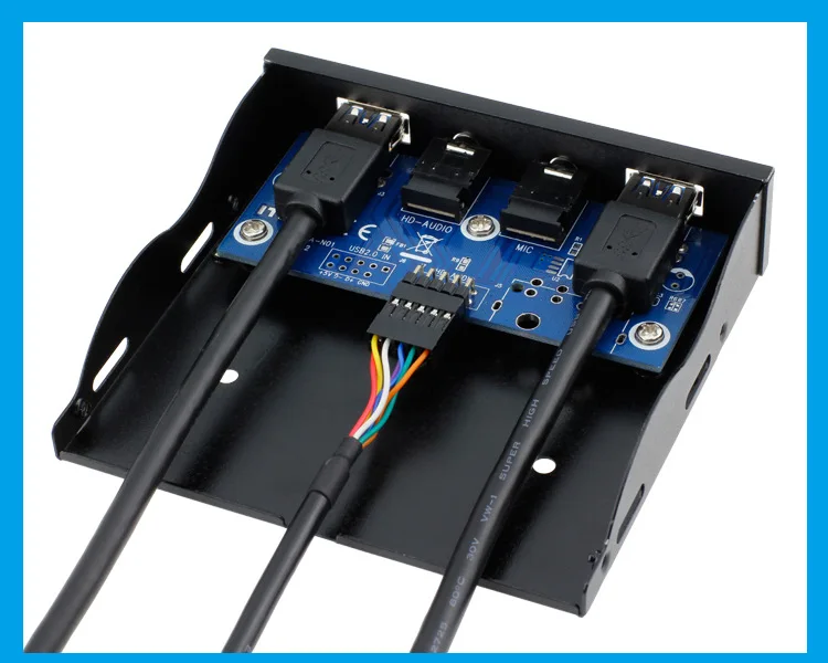 جديد 3.5 ''2-USB 3.0 ميناء محوري + HD إخراج الصوت قرص مرن التوسع الجبهة لوحة بالجملة جديد 3.5 ''2-USB 3.0 ميناء محوري + HD إخراج الصوت قرص مرن التوسع الجبهة لوحة بالجملة