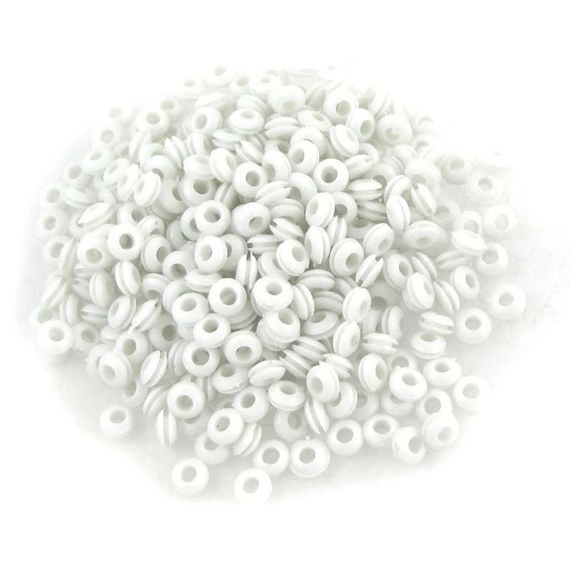 

1000 pieces of wire screen protector oil-resistant pipe fitting white rubber pads 5 mm