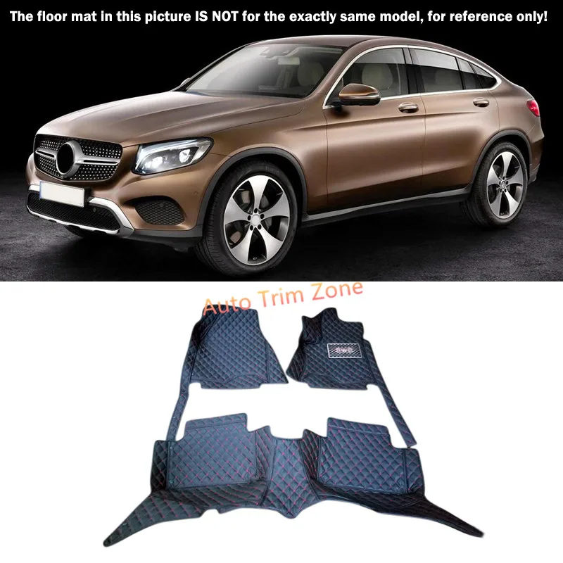 Black Interior Floor Mats &amp Carpet Foot Pad For Mercedes Benz GLC 2016 2017 X253 | Автомобили и мотоциклы
