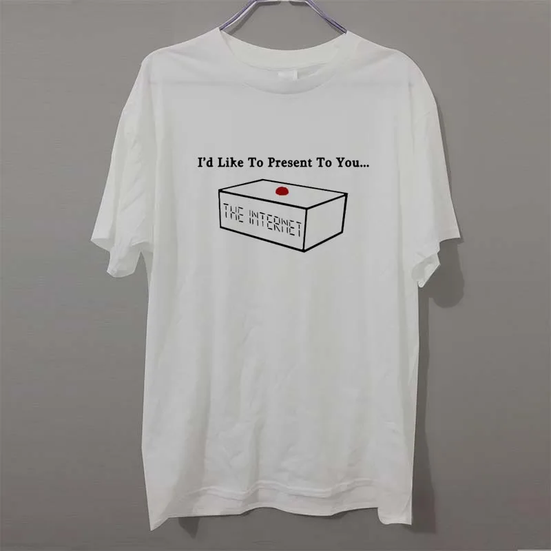 

The IT Crowd Men and women fashion T-shirt Round collar