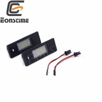 

Eonstime 2pcs 12V 6500K Car LED License Plate Light 3528 SMD Number Plate Lamp Bulb for BMW E87 E81 E63 E64 E85 E86
