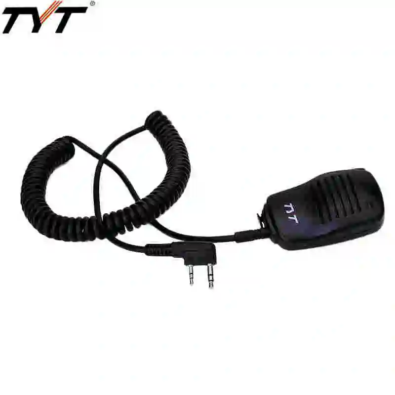 TYT 2 Pin PTT Remote Shoulder Speaker Mic Microphone for TH-F8 TH-UV8000D/E Walkie Talkie Baofeng UV-5R 888S Two Way Radio | Мобильные