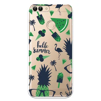 

Stand case costume drawing Hello Summer Blue WP007 for Huawei P Smart