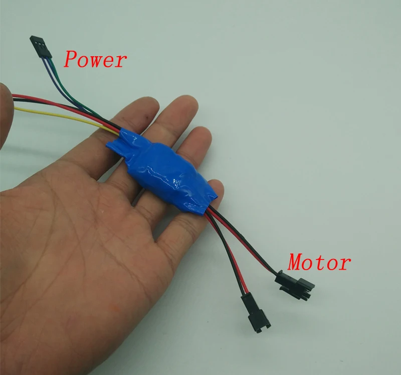 1PC 1S 2S 3A Dual Way Bidirection 2ch Brushed ESC RC Tank Speed Controller DIY Spare Parts for RC Boat Car Tracked Vehicle