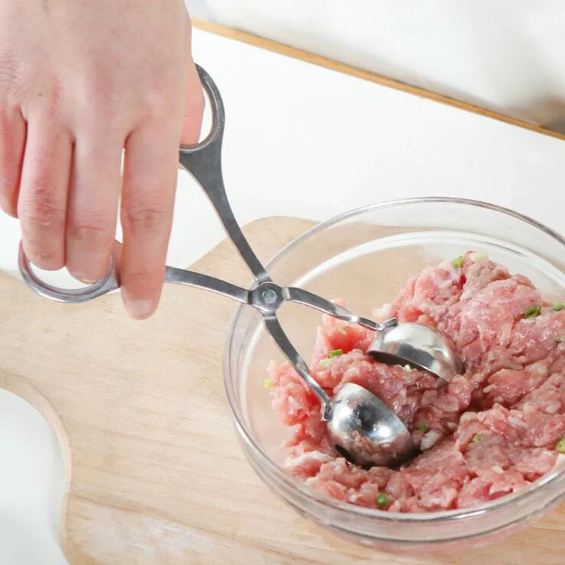 Набор Meatball Maker 2 размера нержавеющая сталь Фаршированная Фрикаделька машина