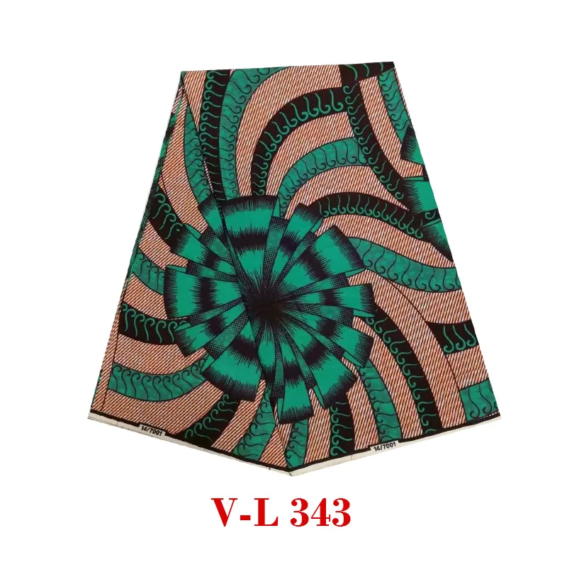 

2019 Best quality dutch 100% cotton wax african prints in fabric Rotating corrugated nice design hot sale cloth V-L 343