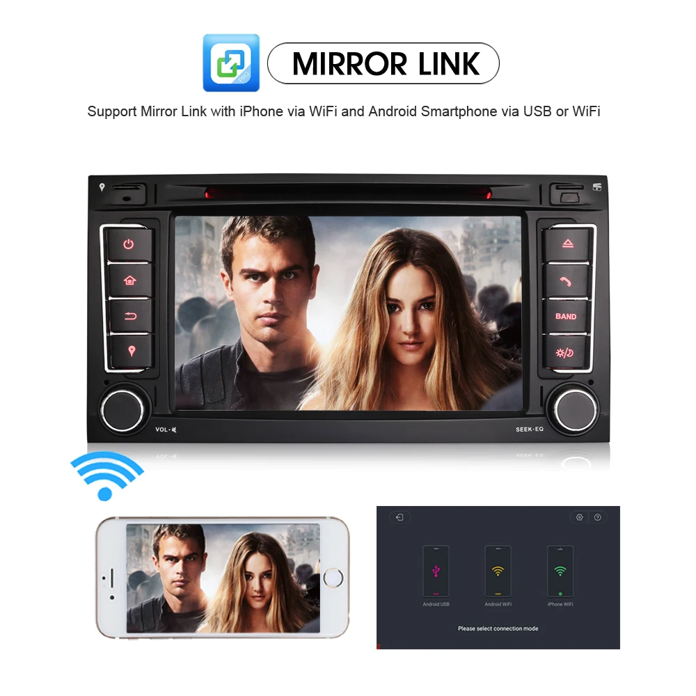 Clearance Android 8.0 Wifi 3G Car Stereo GPS DVR Sat Navi Radio DAB+ RDS BT DVD DTV-IN OBD Bluetooth Car Multimedia Player for VW TOUAREG 1