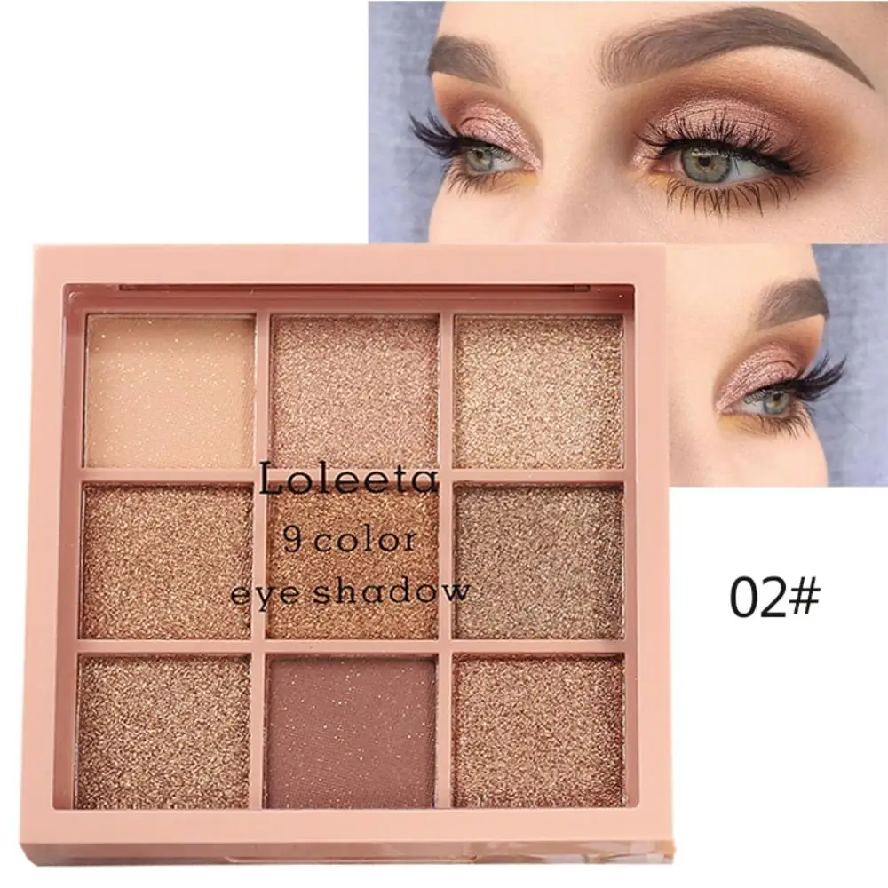 Eyeshadow Palette Long-lasting Shiny Anti-water Smudge-proof Shimmer Matte Eye Shadow Cosmetic