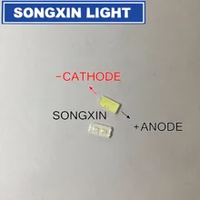 2000 шт. для LG светодиодный ЖК-дисплей ТВ Подсветка Применение светодиодный 6030 светильник-излучающий светильник бусины холодный белый Высокая Мощность 1 Вт 6В