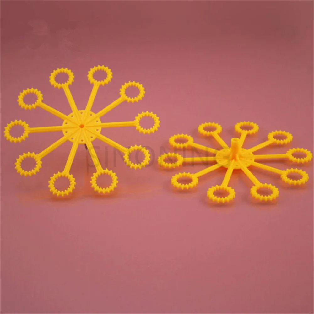 50pcs Bubble head 2mm hole circular bubble blow head DIY manual automatic bubble machine model DIY manual materials