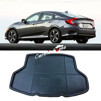 

Car Rear Boot Cargo Trunk Mat Pad For Honda Civic 10th Gen 4dr Sedan 2016 2017