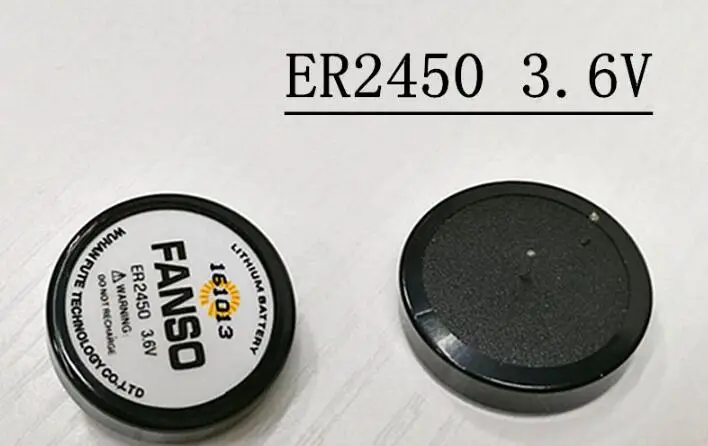 1 шт. Кнопочная батарея ER2450 3,6 В TPMS батарея давления в шинах батарея контроля налогов вместо TLH-2450