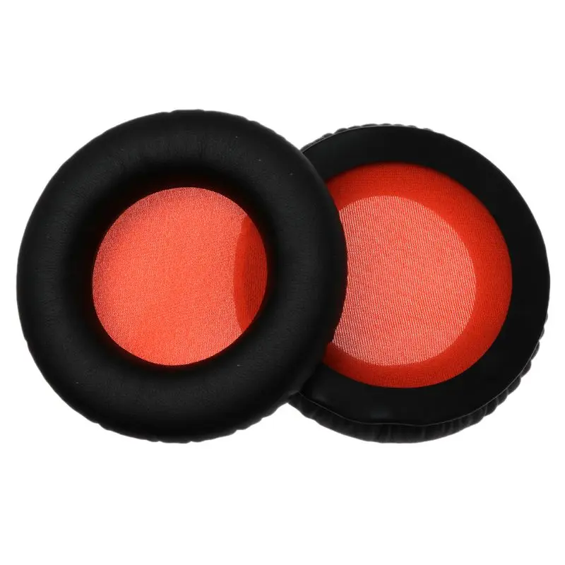 

1 Pair Sponge Protein Leather Material Ear Pads For Razer Kraken Pro USB Headphones Earpads Replacement Headsets Black Orange
