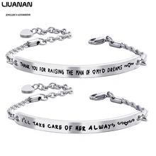Браслет подарок свекрови "Спасибо растить мужчины моя мечта я буду заботится о ней всегда" Мама жениха/невесты свадебный подарок