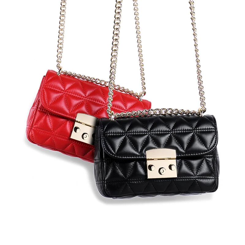

Fashion Female Shoulder Bag Genuine Leather Crossbody Bags For Women Diamond Lattice Luxury Handbags Women Bags Designer Totes
