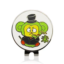 1 шт. GOG Гольф-маркер овцы с Зажим для кепки для игры в гольф сплав Профессиональный 1,1" 30 мм отметка для мяча для гольфа Прямая поставка