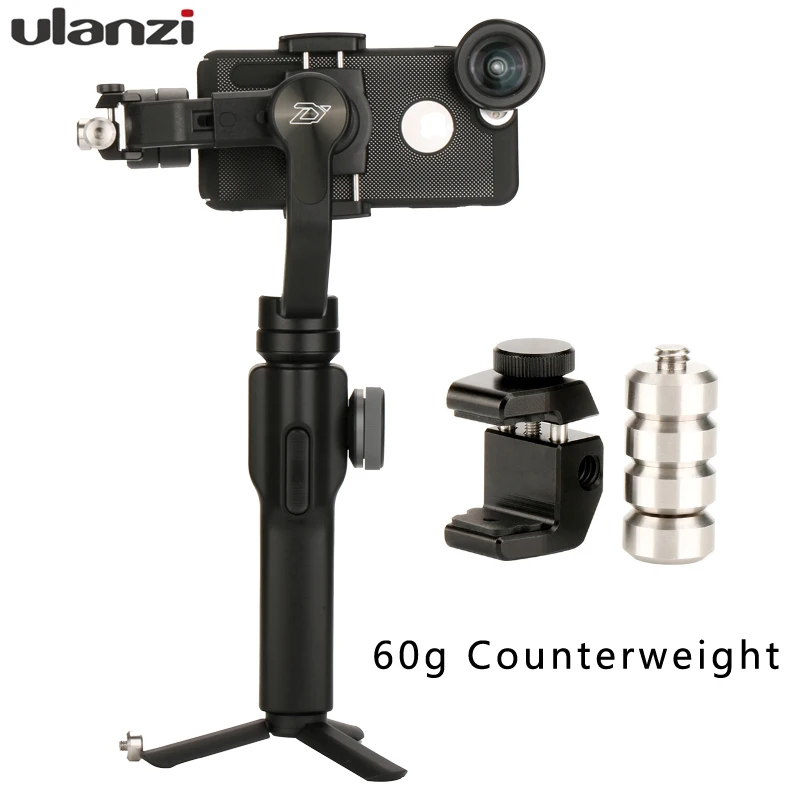 Ulanzi противовес для Zhiyun Smooth 4 Q2 Gimbal Dji osmo mobile 3 2 стабилизатор анаморфный объектив Blance Plate Snoppa atom Vilta