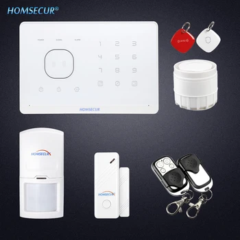 

HOMSECUR Wireless&wired GSM Burglar Intruder Alarm System With Voice Recording