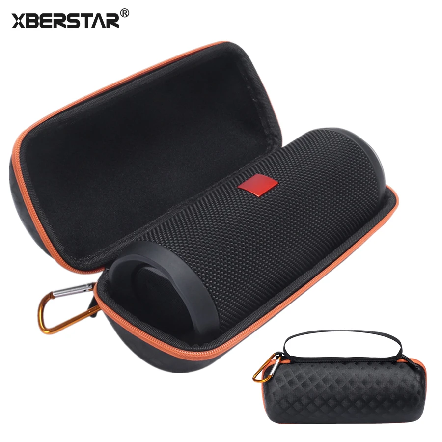 

XBERSTAR Storage Case for JBL Flip 4 Speaker PU + EVA Semi Hard Travel Carry Storage Bag Case Pouch for jbl flip4